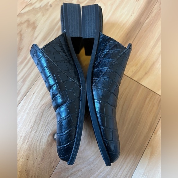 2 for $10 | BC Footwear Women's Look at Me Mule Slip-on Black Croco Print Size 7 - Picture 5 of 10